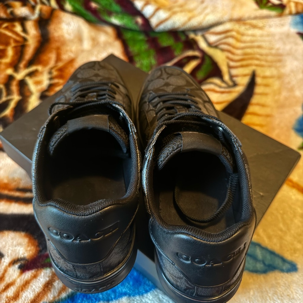 Coach charcoal, black size 9, low top shoes